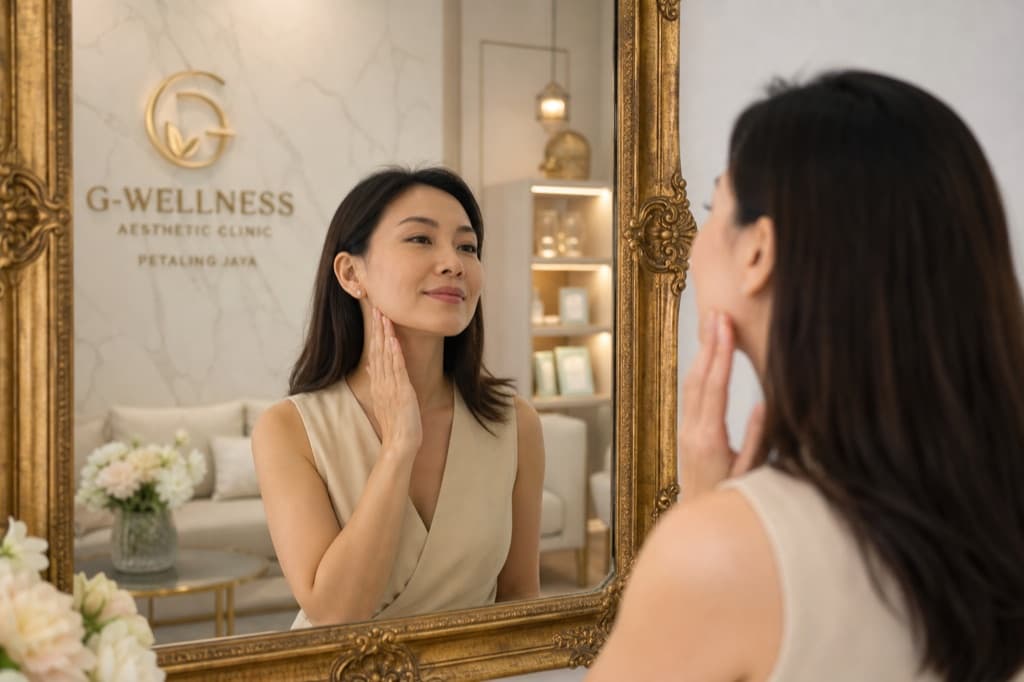 Branding-safe editorial image for Thread Lift vs Fillers & Boosters: varied visual style, cool ivory clinical atmosphere, no readable text